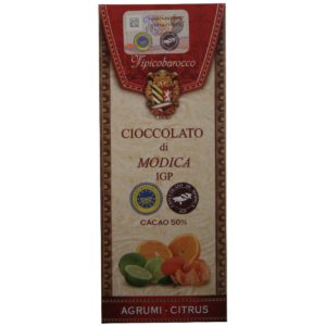 Chocolat de Modica IGP aux agrumes de Sicile - Tipico Barocco