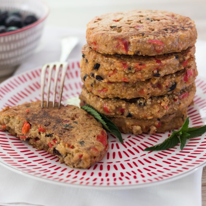 Galettes de Quinoa à la Provençale, Quinoa bio origine France - recette Grain de