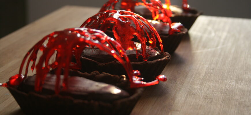 Tarte au chocolat et au piment d'espelette AOP
