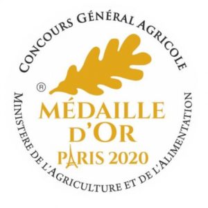 Médaille d'Or Concours Général Agricole 2020