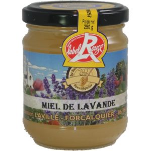 Miel de lavande label rouge cristallisé IGP miel de Provence, apiculteur récoltant à Forcalquier