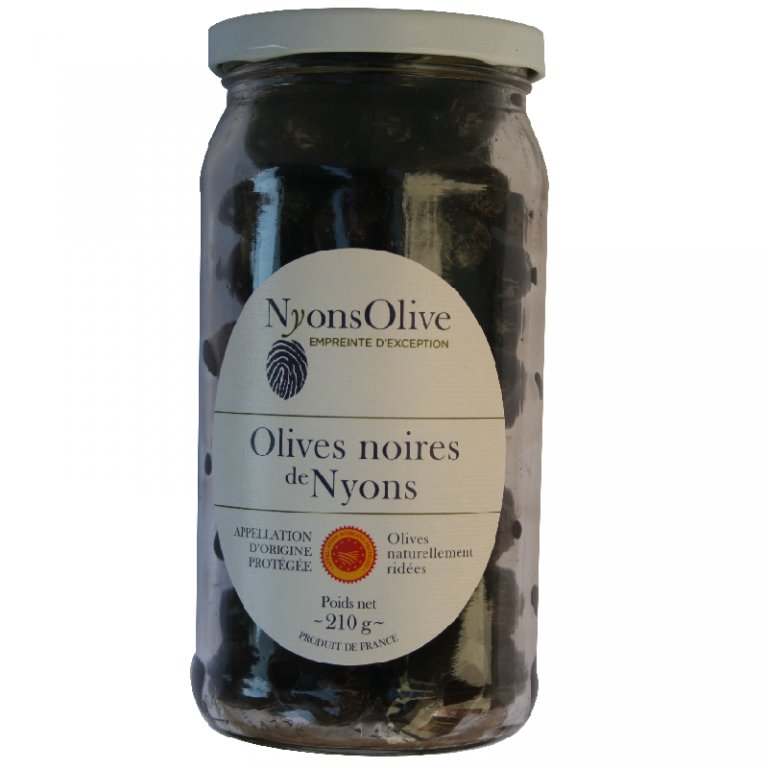 Olives noires de Nyons AOP Bio Nyonsolive 210g Originel