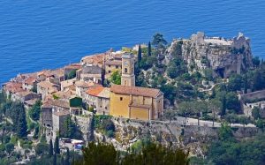 Vilage perché Eze, Arrière-pays niçois, Côte d'Azur