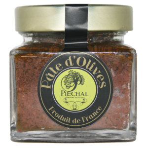 Pâte d'olive de Nice AOP ne contenant que des olives de Nice AOP et un peu d'huile d'olive de Nice AOP. Onctueuse sans excès, très douce au bon goût d'olive