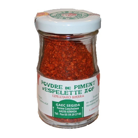 poudre de piment d'Espelette AOP GAEC SEGIDA à Aïnhoa