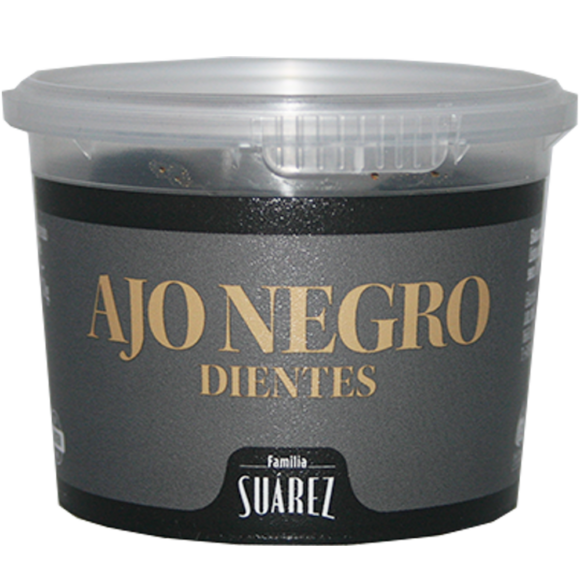 L'ail noir IGP de Las Pedroñeras est issu d'ail violet IGP de Las Pedroñeras. Produit typique espagnol. Texture fondante, saveur balsamique et caramel.