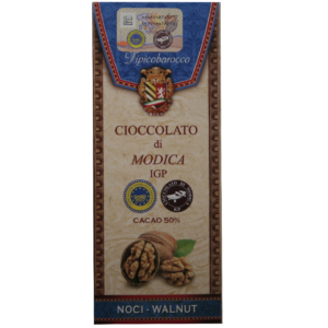 Tablette chocolat aux noix igp CIoccolato di Modica