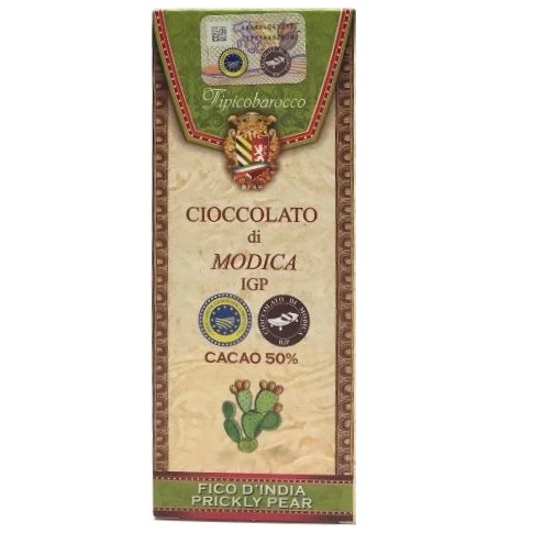 Chocolat de Modica IGP à la figue de Barbarie