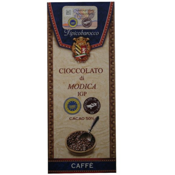 ioccolato di Modica IGP au Café Tipico Barocco, produit artisanal de Sicile