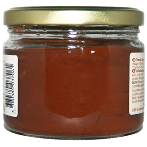 crème de châtaignes d'Ardèche AOP vanillée Priméal dans un joli bocal en verre. Recette de crème de marrons aux chataignes d'ardèche avec un parfum vanillé.