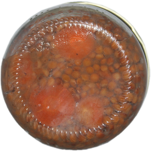 lentilles vertes du Puy AOP au jus cuisiné. Peau fine, non farineuses, cuisinées au jus de viande. parfait pour accompagné un confit de canard
