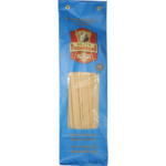 Bavette pasta di Gragnano IGP. Tréfilé au bronze, rugeuses, poreuses, parfaites pour absorber les sauces. Semoule de blé dur (13% protéines)