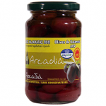 olives de Kalamata AOP au naturel / Elia Kalamatas DOP origine Kyparissia, Messénie, Grèce, marque Arcadia, Arcadia - Kyparissia Messénie, Grèce