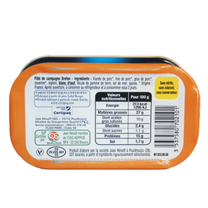 pâté de campagne Breton IGP Label Rouge