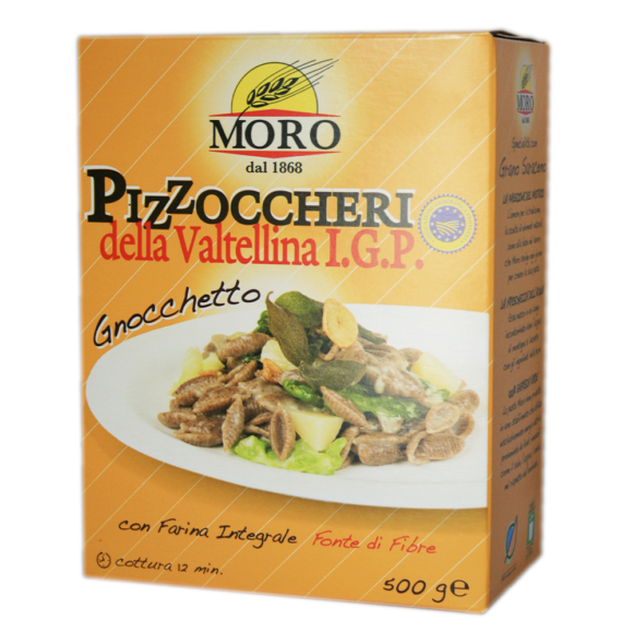 Les gnocchetto pizzoccheri sont un produit typique de la région de la Valtellina dans la province de Sondrio en Lombardie