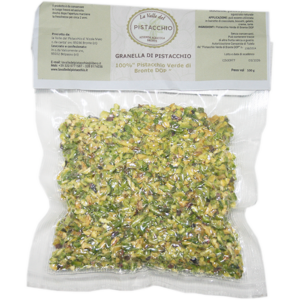 Pistache verte de Bronte en grains AOP pistache de Sicile cultivée sur l'Etna. Couleur vert vif et saveur intense, parfait pour la confiserie. Direct