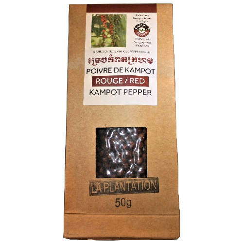 Poivre de Kampot rouge IGP - poche 1kg