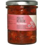 Poulpe de roche à la provençale. Poulpe péché dans le golfe du lion, prêt à déguster. Fondant, notes de tomates, d'huile d'olive et d'ail.