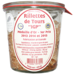 Rillettes de Tours IGP Verrine traditionnelle 450g - Saveurs Gourmandes du Val de Loire