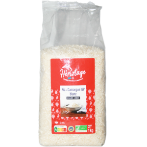 Riz de Camargue Long blanc Bio IGP, très régulier, sans tâche, , délicat, non parfumé. Cuisson rapide et bonne absoption des sauces. Belle présentation.